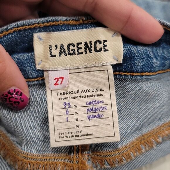 NWOT L'agence Sada Slim Straight-Leg Jeans - Picture 9 of 12